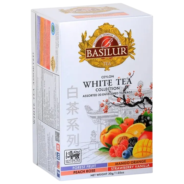 Basilur valgete teede valik 20tk