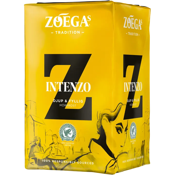 Zoégas 450g Intenzo tummapaahtoinen suodatinkahvi