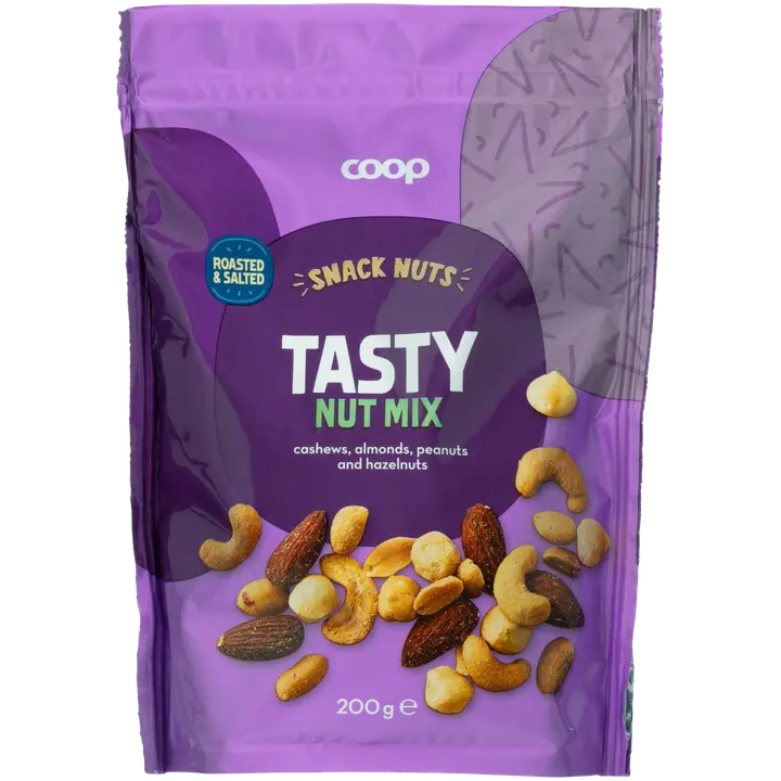 Coop Nut Mix roasted & salted pähkinäsekoitus 200 g
