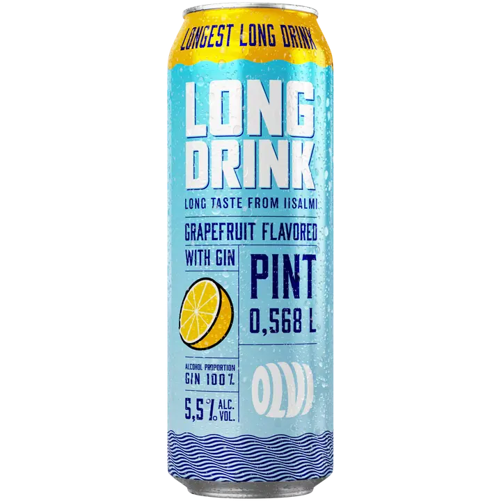 OLVI Long Drink Grapefruit 5,5 % 0,568 l tlk