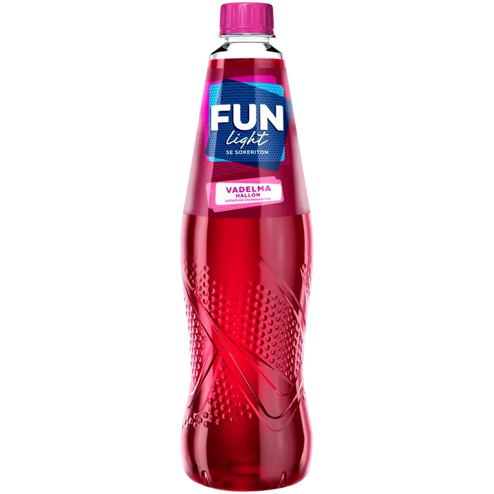 FUN Light vadelmanmakuinen juomatiiviste 0,5l