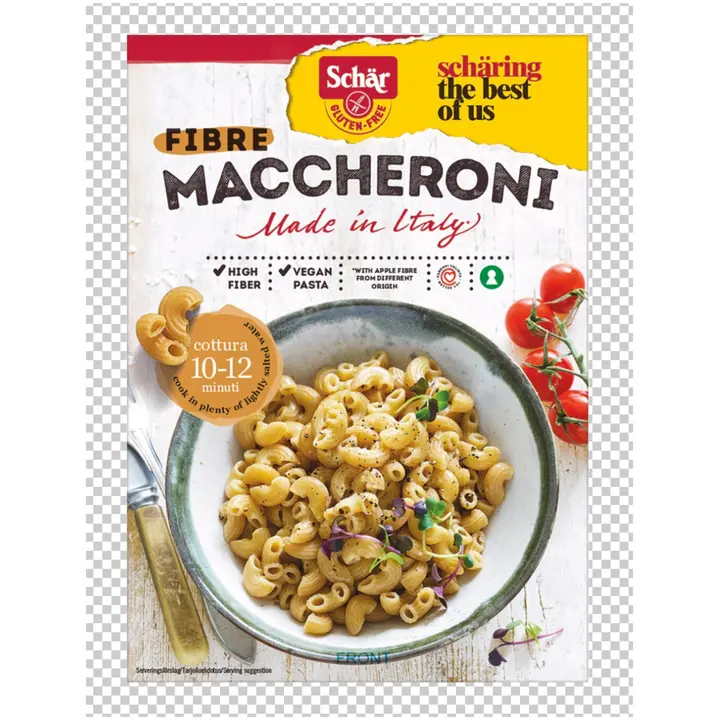 Schär Maccheroni kuitupitoinen makaroni gluteeniton 450g