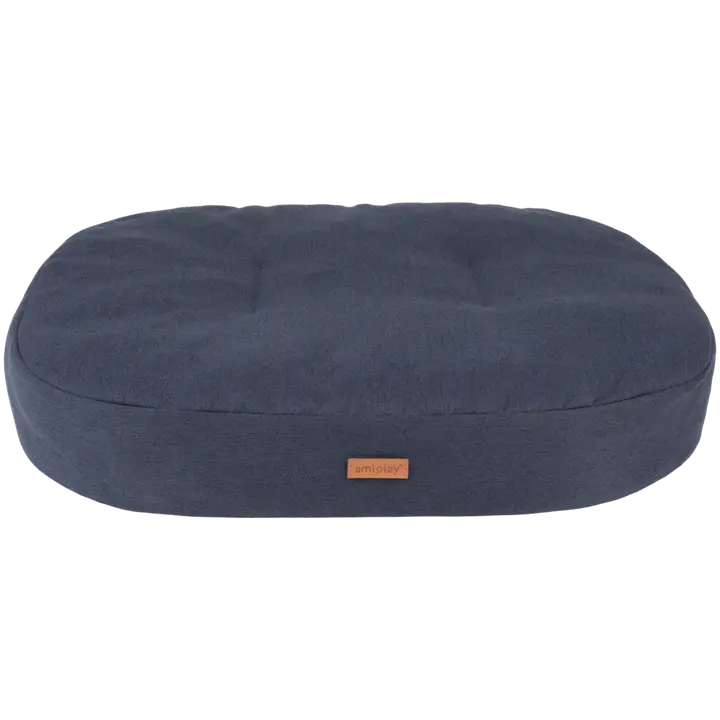 amiplay koiran patja ovaali musta M 61x52x9cm