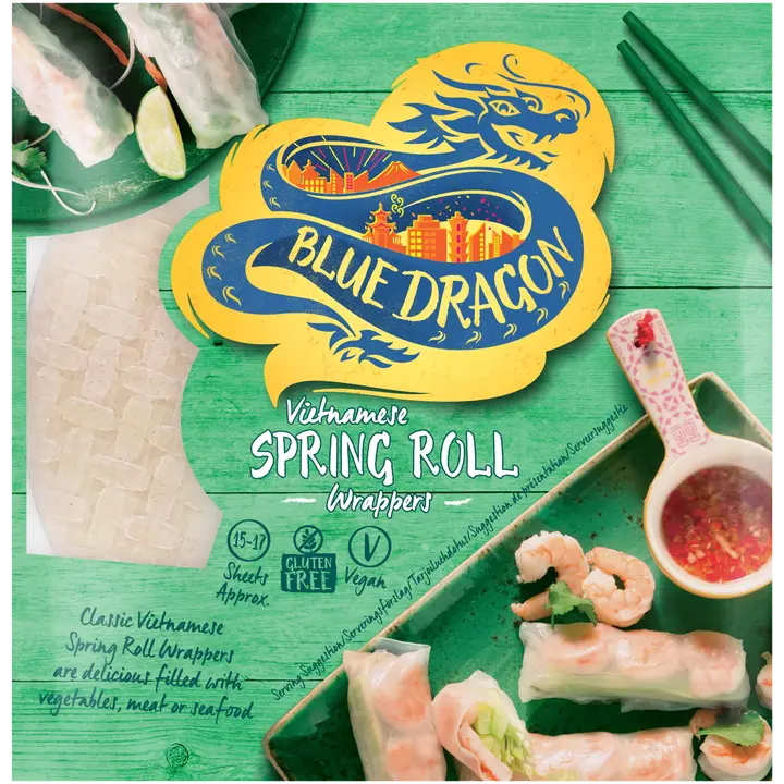 Blue Dragon Spring roll wrapper riisipaperi kevätkääryleille 134g