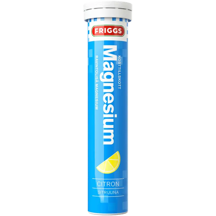 Friggs kihisevad vitamiinitabletid magneesiumiga, sidruni 20tk 80g