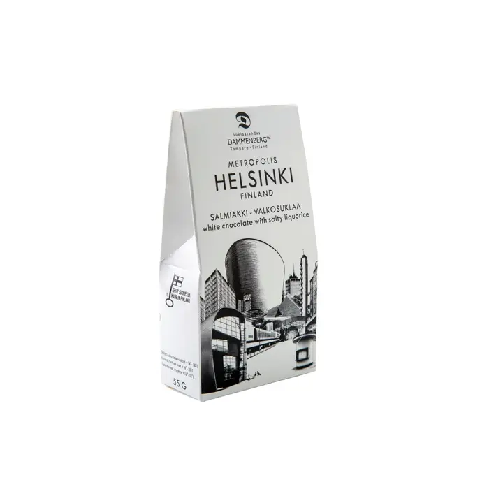 Dammenberg Helsinki salmiakki valkosuklaa 55g