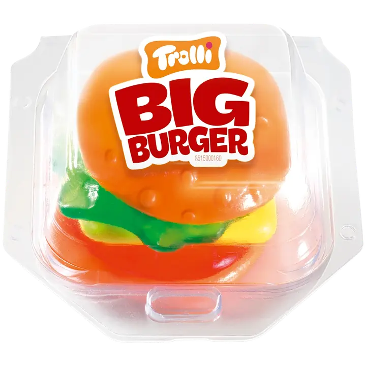 Trolli Mega Burger 50g hampurilaiskarkki
