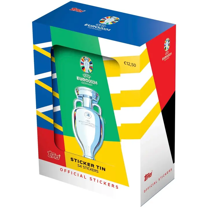 Euro 2024 Stickers Mini Tin