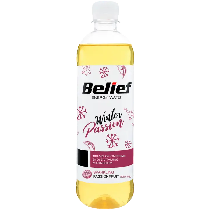BELIEF gaseeritud Passionimaitseline madala kalorsusega jook 530ml PET+pant B