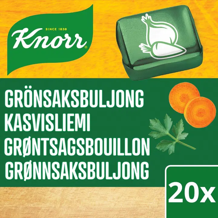 Knorr Kasvis Liemikuutio 20x10g