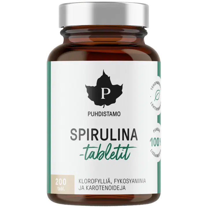Puhdistamo Spirulinatabletit 200 tabl