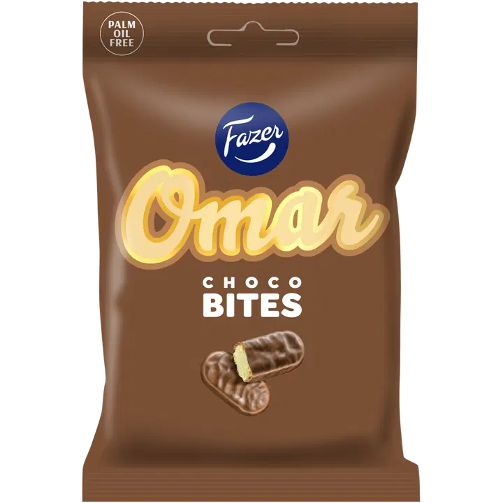 Fazer Omar Choco Bites pussi 120g