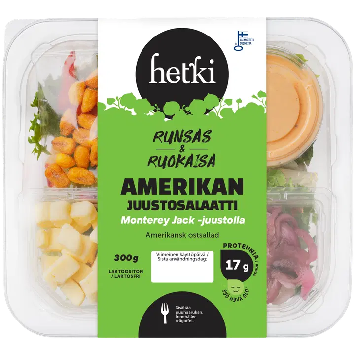 Fresh Hetki Ruokaisa Amerikan juustosalaatti 300g