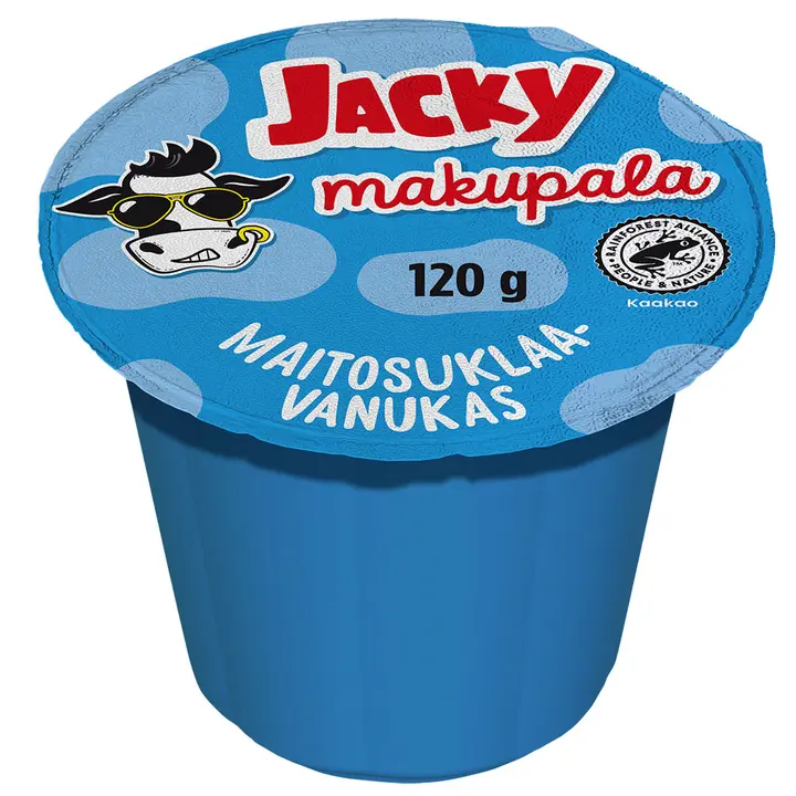 Jacky Makupala maitosuklaavanukas 120g