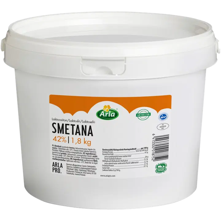 Arla Pro Smetana 42% 1,8 kg laktoositon