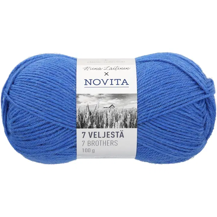 Novita garn 7 Veljestä 100g 136
