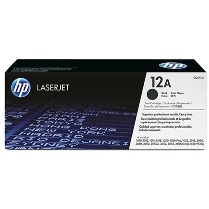 HP 12A LaserJet värikasetti musta