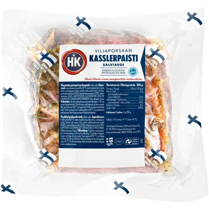 HK Viljaporsaan kasslerpaisti n1kg Salviavoi