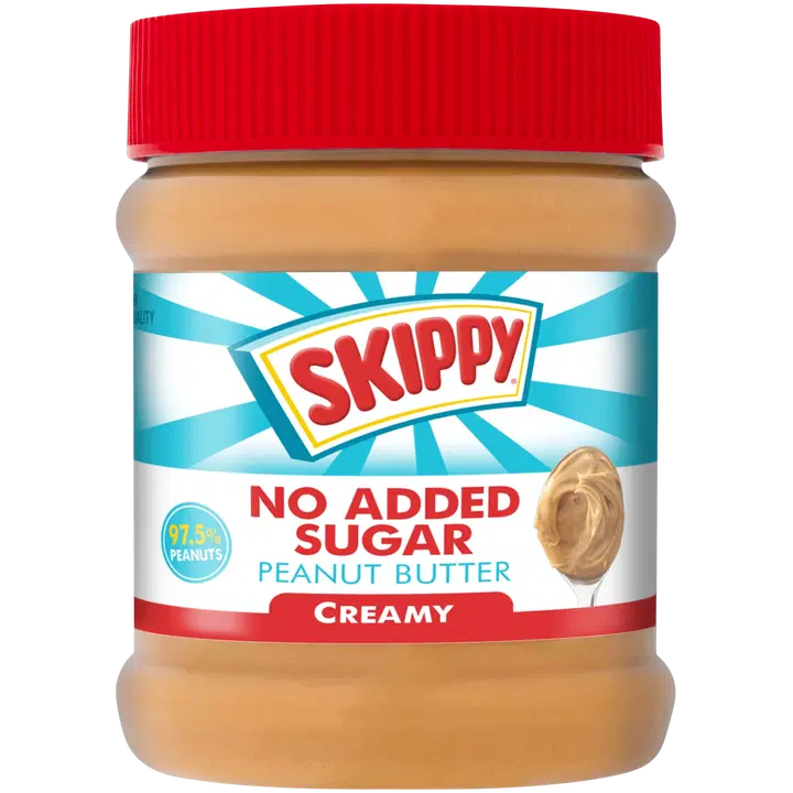 Skippy Creamy No Added Sugar Maapähkinävoi 340g