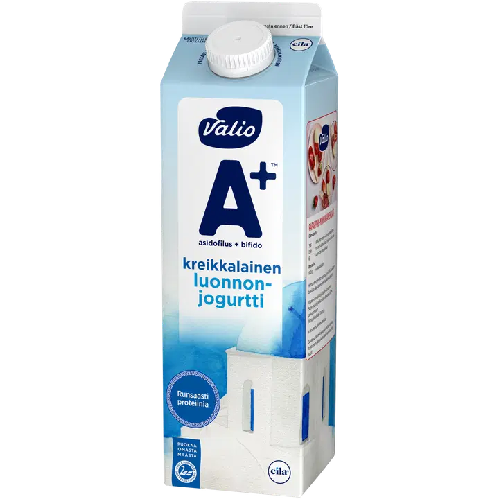 Valio A+™ grekisk naturell yoghurt laktosfri 1 kg