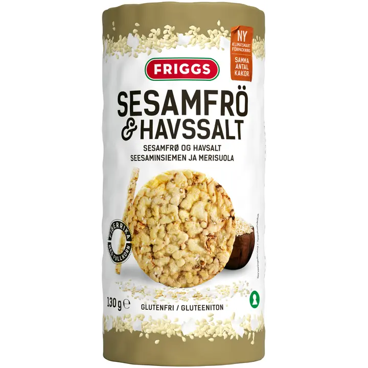 Friggs Gluteeniton Maissikakku Seesaminsiemen & merisuola 130g