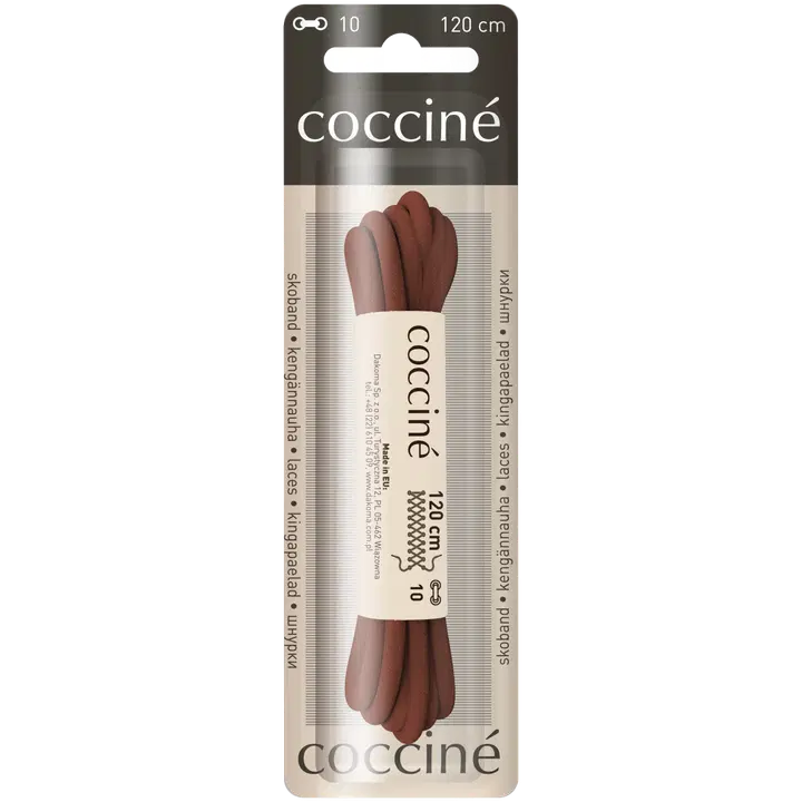 Coccine kengännauha 120 cm, ruskea