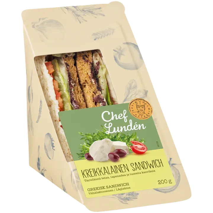 Chef Lunden Kreikkalainen sandwich 200g