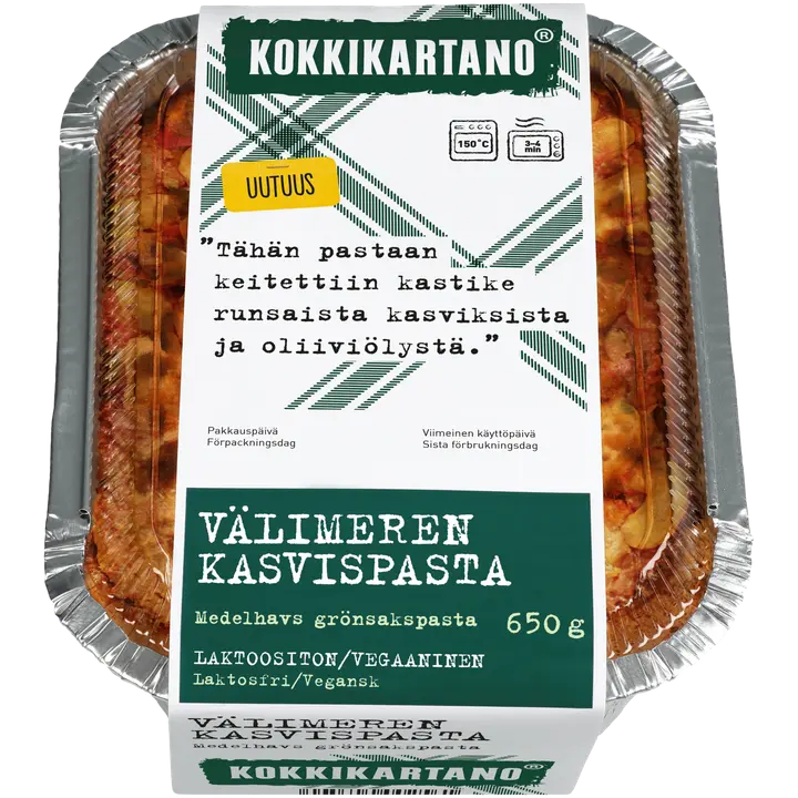 Kokkikartano Välimeren kasvispasta 650g