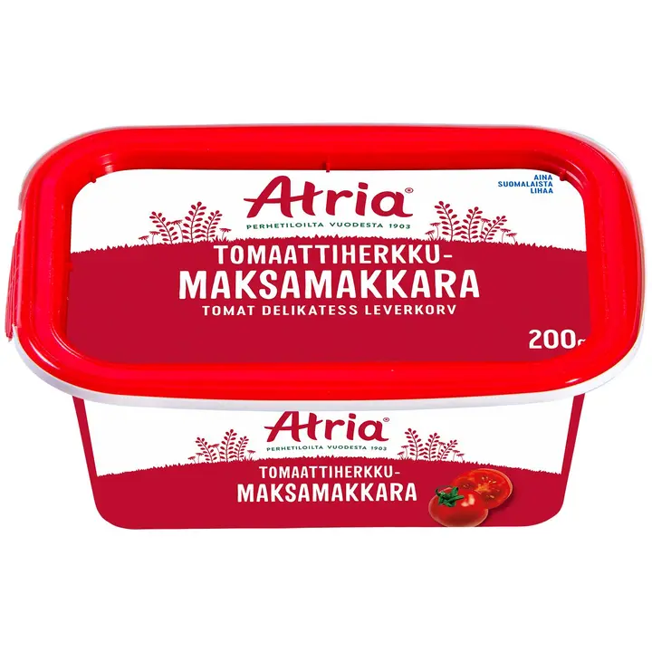 Atria Levitettävä Tomaattiherkkumaksamakkara 200g