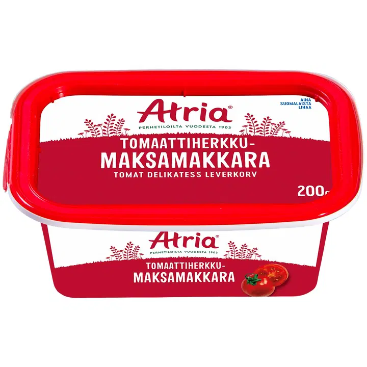 Atria Levitettävä Tomaattiherkkumaksamakkara 200g