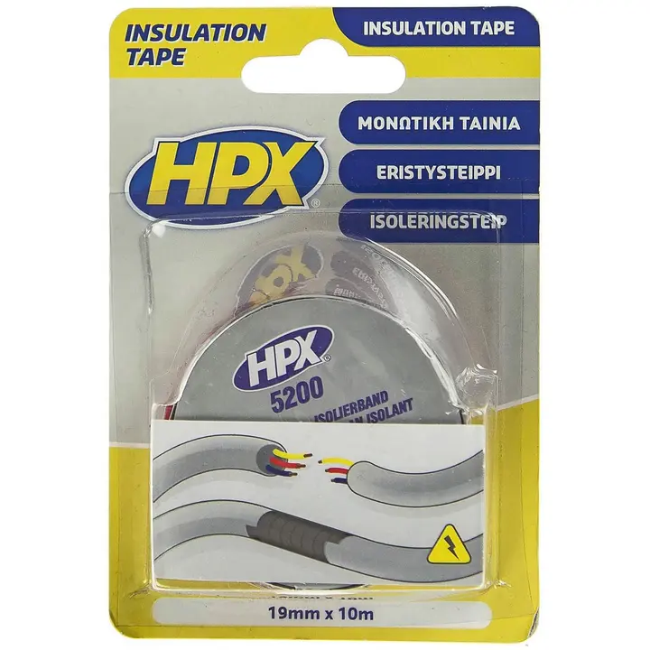 Isoleerteip HPX 19mm x 10m 2tk(punane+must)