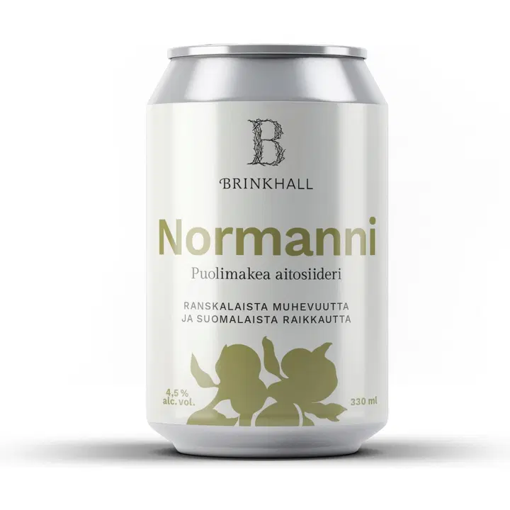 Brinkhall Normanni Puolimakea Aito Siideri 4,5% 0,33l tlk
