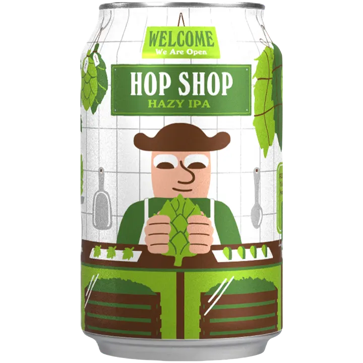 Mikkeller Hop Shop Hazy IPA 4,9% 0,33l oluttölkki