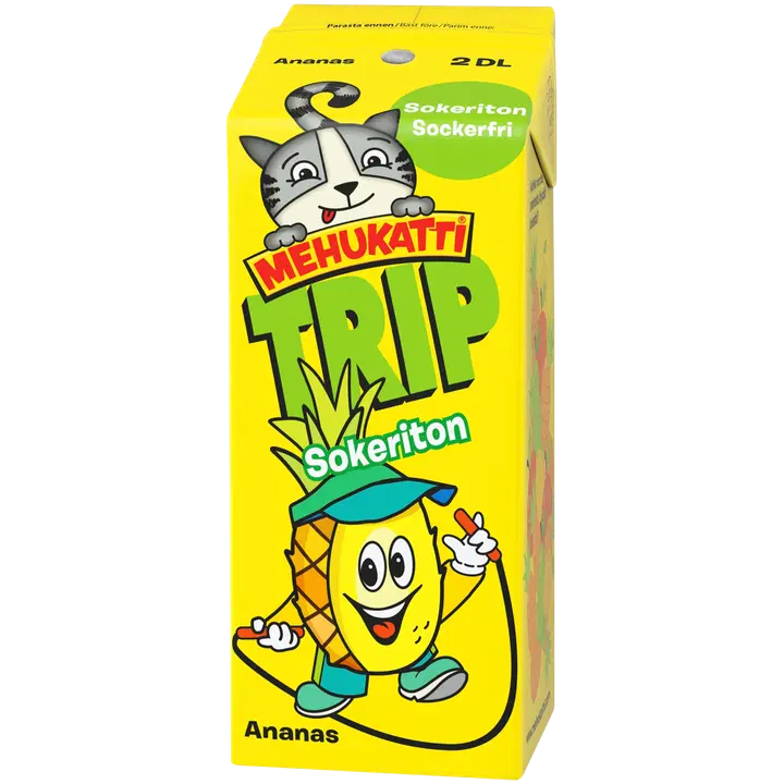 Mehukatti TRIP Ananassimahl suhkruvaba 200 ml