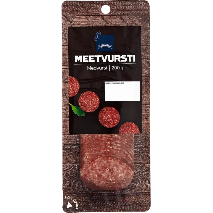Rainbow meetvursti 200g