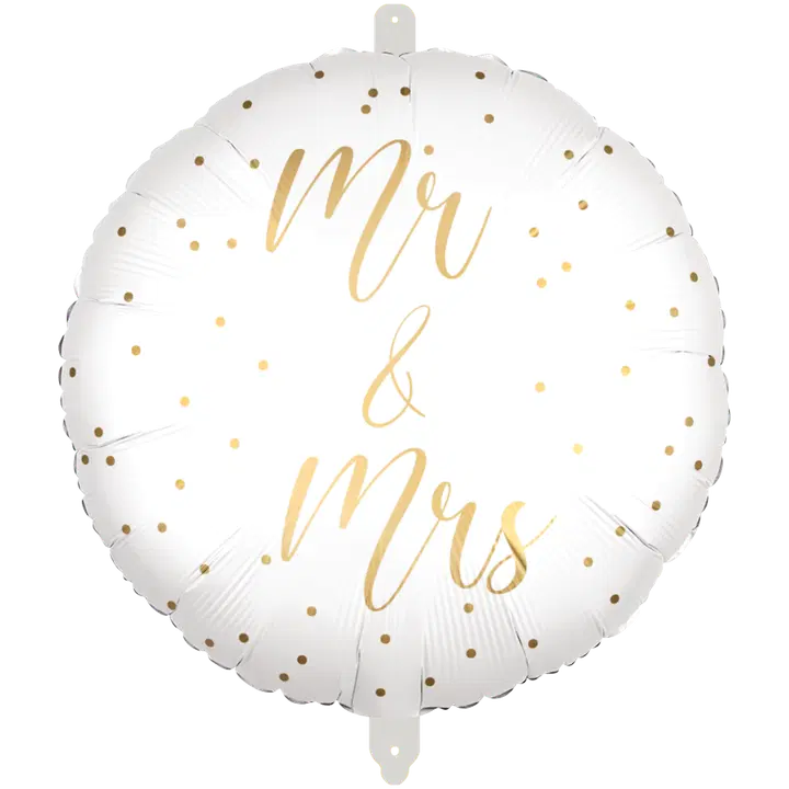 Decorata Party folioilmapallo Mr & Mrs 46cm