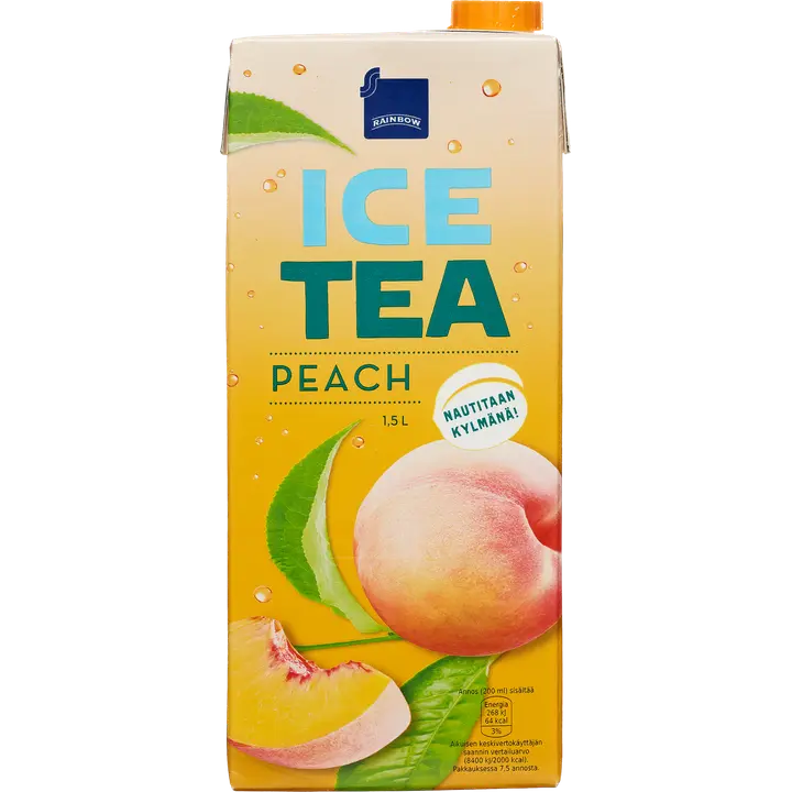 Rainbow Ice Tea peach persikkajäätee 1,5l