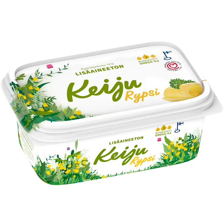 Keiju Rypsi rypsiöljy-kasvirasvalevite 75 % 400 g