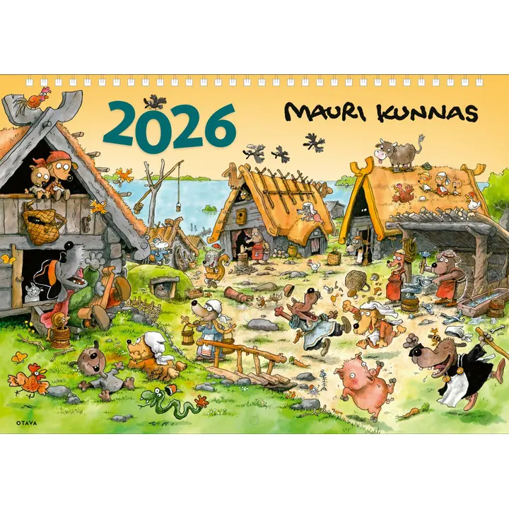 Otava Mauri Kunnas seinäkalenteri 2026