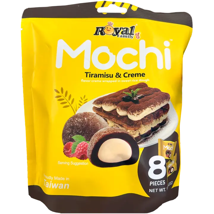 Royal Family Mochi Tiramisu & Creme 120g