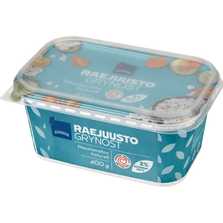 Rainbow 400 g 2% raejuusto