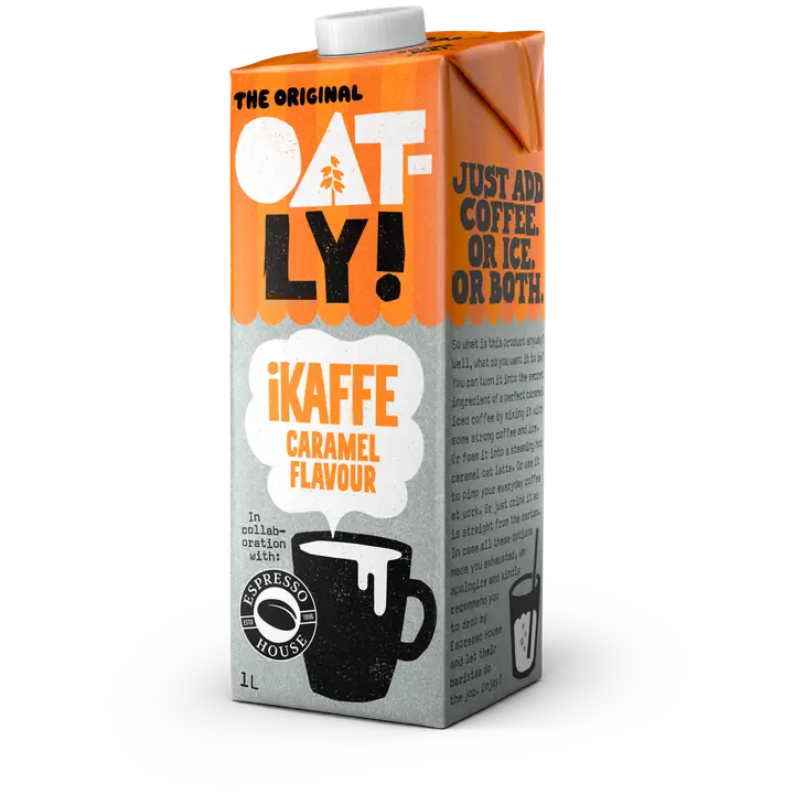 Oatly iKaffe Kaurajuoma kahviin Caramel-maku 1 L UHT