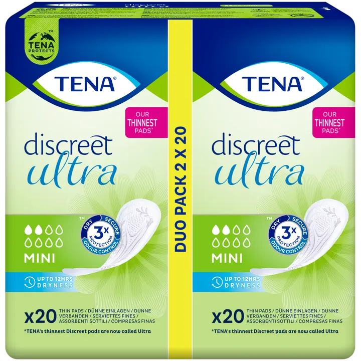 Tena Discreet Mini inkontinents hügieeniside 40 tk