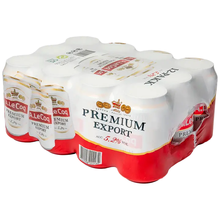 A. Le Coq Premium Export õlu 5,2%vol 12x330ml
