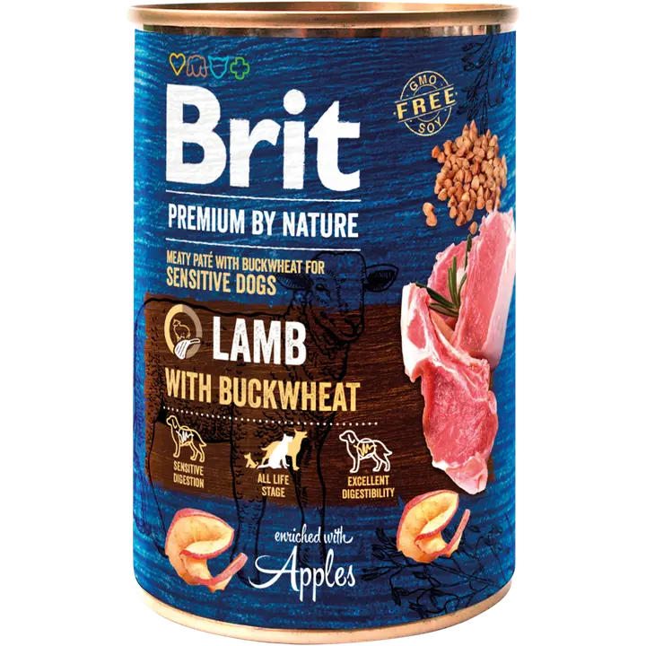 Brit Premium by Nature Lammas-tattari 400 g