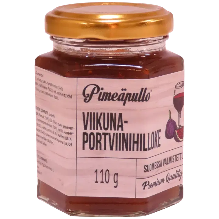 Pimeäpullo Viikuna-portviinihilloke 110g