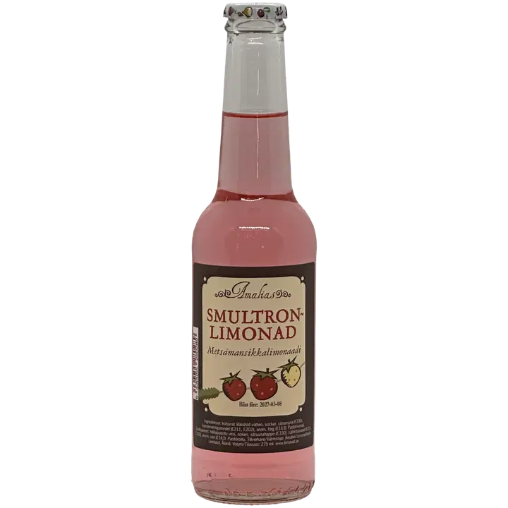 Amalias Limonadfabrik Metsämansikka limonadi 275 ml