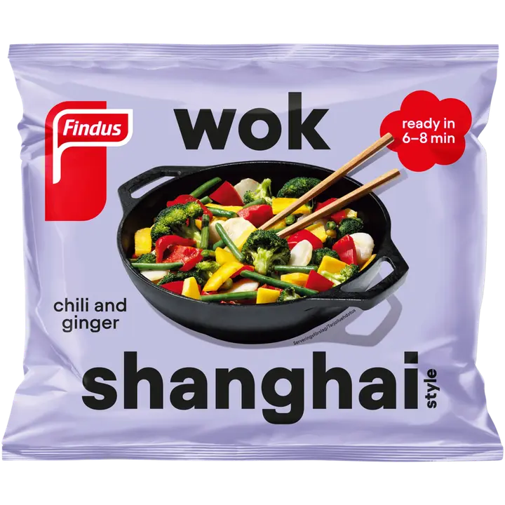 Findus Wok Shanghai Style 450g, pakaste