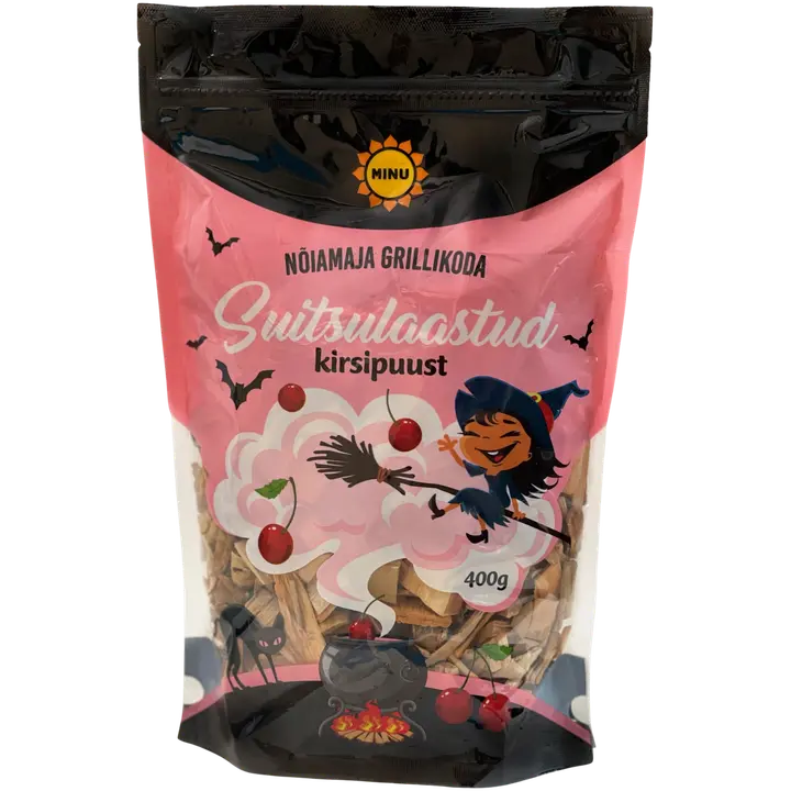 Minu Nõiamaja Grillikoda suitsulaastud kirsipuust 400g