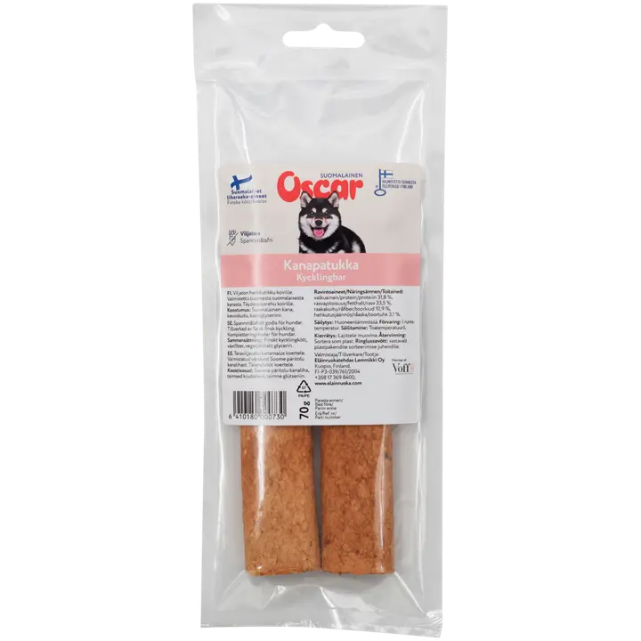 Oscar Kanapatukka 70 g  
(kahden kappaleen paketti)